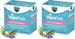 Vicks VapoPads Sleepy Time Comfort - Vapor Pads Refill Humidifiers and Steam Inhalers - Rosemary, Lavender, and Eucalyptus, 40-Pack, Box Color May Vary