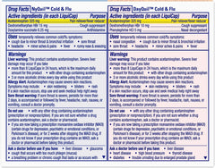 Vicks DayQuil & NyQuil Co-Pack, Cold & Flu Medicine, Powerful Multi-Symptom Daytime & Nighttime Relief for Headache, Fever, Sore Throat, Minor Aches & Pains, & Cough, 72ct