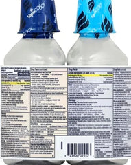 Vicks DayQuil and NyQuil VapoCOOL Severe Combo Cold & Flu + Congestion Medicine, Max Strength Relief for Fever, Sore Throat, Nasal Congestion, Sneezing, Cough, 2 x 12 oz Bottles, 1 NyQuil, 1 DayQuil