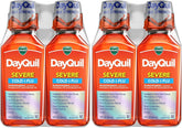 Vicks DayQuil Severe Cold&Flu Liquid Medicine, Daytime Relief for Headache, Fever, Sore Throat, Minor Aches&Pains, Chest Congestion, Stuffy Nose, Nasal Congestion, Sinus Pressure&Cough 2ct (Pack of 2)