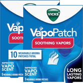 Vicks VapoPatch, Wearable Mess-Free Aroma Patch, Soothing & Comforting Non-Medicated Vicks Vapors, for Adults & Children Ages 6+, 5ct (24 Pack)