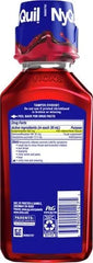 Vicks NyQuil Cough Nighttime Relief,Cherry Flavor, 12 Fl Oz (Pack of 4)