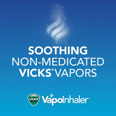 Vicks VapoInhaler, Portable Nasal Inhaler, Non-Medicated, Soothing Vapors, Menthol Scent, 1 Count