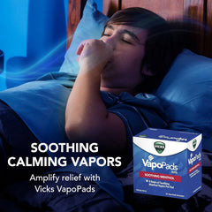 Vicks VapoPads with Original Menthol Formula - Vapor Pads Refill for Vicks Humidifiers and Steam Inhalers, Scent Pads for Congestion Relief, 20-Pack, Box Color May Vary