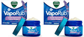 Vicks VapoRub, Lavender Scent, Cough Suppressant, Topical Chest Rub & Analgesic Ointment, Medicated Vapors, Relief from Cough Due to Cold, Aches & Pains, 1.76oz (Pack of 2)