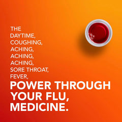 Vicks DayQuil & NyQuil Intense Flu Liquid, Value Pack, Over-the-Counter, Multi-Symptom, Powerful Relief for Body Aches, Fever, Headache, Sore Throat, and Cough, 6 Hour Relief, Cherry Flavor, 12 FL OZ