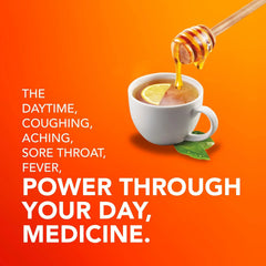 Vicks DayQuil & NyQuil Hot Remedy Cold & Flu Powder Mix, Over-The-Counter Medicine, Value Pack, Fast Relief for Headache, Fever, Sore Throat, Minor Aches and Pains, and Cough, 16 Packets