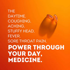 Vicks DayQuil Cold & Flu Medicine, Non-Drowsy Powerful Multi-Symptom Daytime Relief for Headache, Fever, Sore Throat, Minor Aches and Pains, Nasal Congestion, Sinus Pressure and Cough, 48 Liquicaps