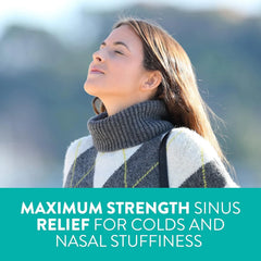 Vicks Sinex SEVERE LiquiCaps, All-In-One Sinus Relief, Non-Drowsy, Nasal Decongestant, Maximum Strength Relief of Sinus Headache, Pain, Pressure, & Congestion, 24 LiquiCaps