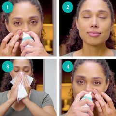 Vicks Sinex SALINE Nasal Spray, Drug Free Ultra Fine Mist, Clear Everyday Sinus Congestion Fast, Clear Mucus from a Cold or Allergy, Daily Use 5.0 fl oz x 2