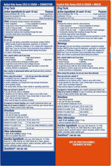 Vicks Kids DayQuil & NyQuil Honey Cold & Cough + Congestion Relief Co-Pack for Nighttime & Daytime Cough & Congestion, Flavored with Real Honey, for Children Ages 6+, 2-8 OZ Bottles