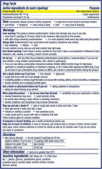 Vicks Nyquil Cold and Flu Nighttime Relief Liquid Capsules, 16 Count (Pack of 2)